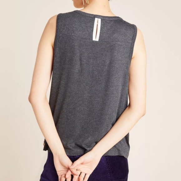 Anthropology Tiny Auberte Beaded Top Size Medium - Picture 2 of 11